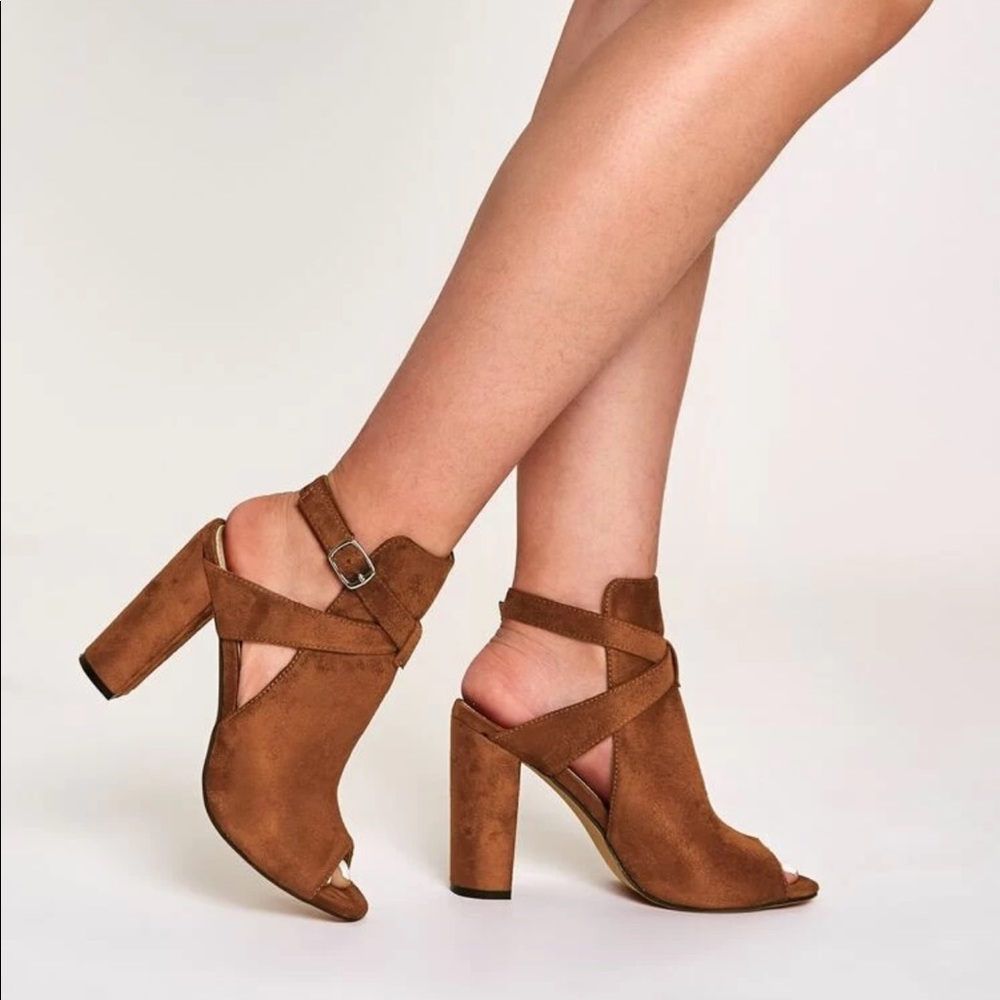 Cognac Faux Fur Booties